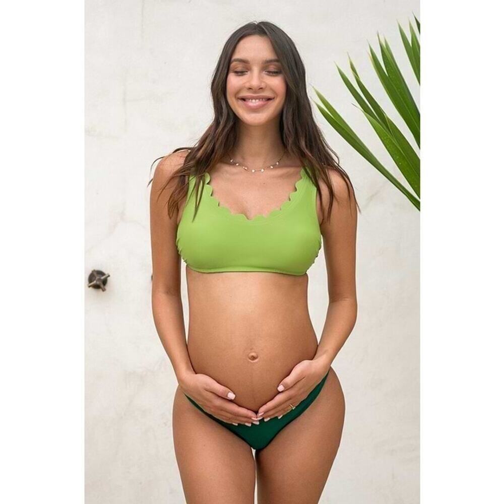 Scalloped Maternity Bikini & Standard
Bottoms Set💕